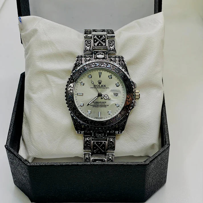 Premium Steel Skeleton Classic Watch